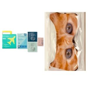 Patchology On The Fly Travel Facial Kit, TSA/friendly,Free Kitty Sleep Mask. New